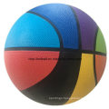 Eight Color Official Size Rubber Basketball